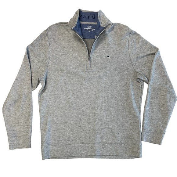 Vineyard Vines Other - Vineyard Vines Gray Quarter Zip Pullover, Size M